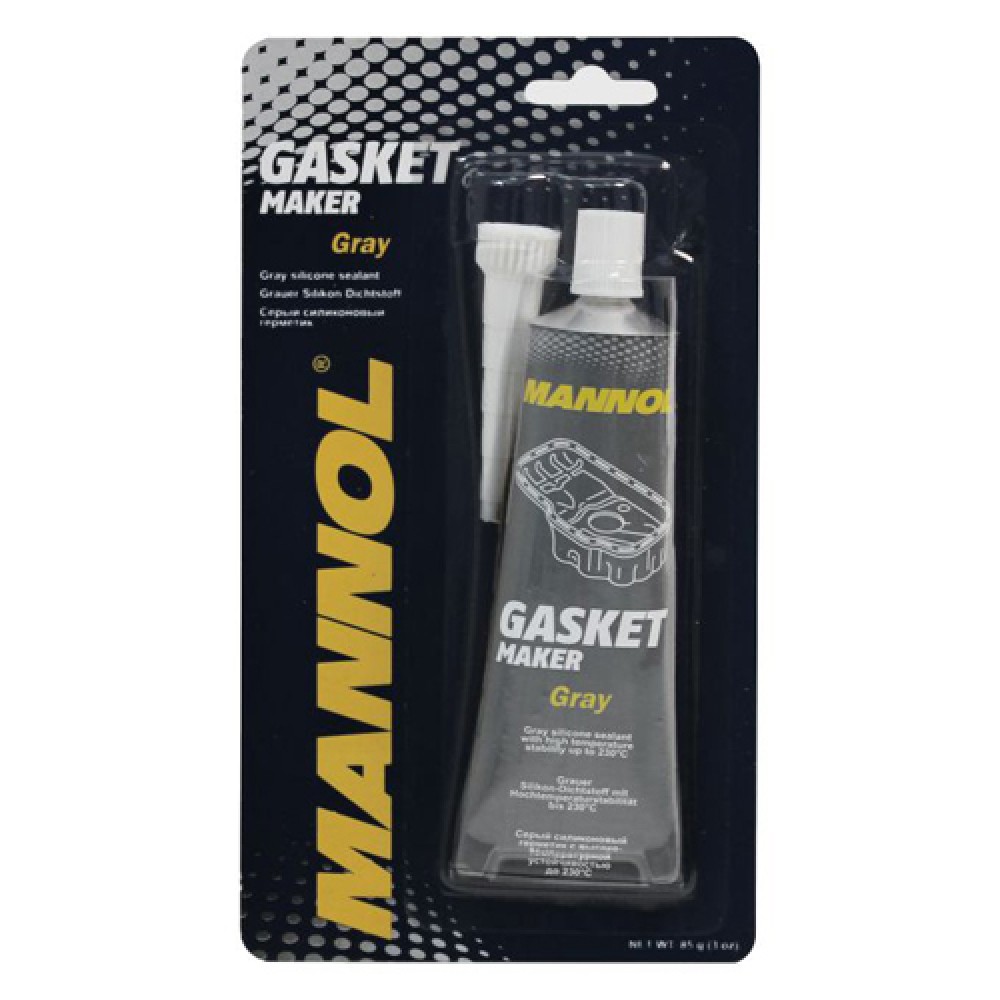 Mannol Gasket Maker Gray силиконовый серый от -40С до +230С арт. 9913